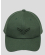 ЗЕЛЕНА  ПАМУЧНА ШАПКА С КОЗИРКА И  РЕЛЕФНА БРОДЕРИЯ ЛОГО