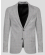 СИВО КЛАСИЧЕСКО САКО В ДВУЦВЕТНО КАРЕ ВТАЛЕН СИЛУЕТ /ЧАСТ ОТ КОСТЮМ/