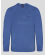 ДЕНИМ СИН СТРУКТУРЕН ПУЛОВЕР С ОБЛО ДЕКОЛТЕ ОТ PREMIUM ПАМУК