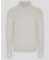 СТРУКТУРЕН ПУЛОВЕР С ВИСОКА ПОЛО ЯКА ОТ PREMIUM ПАМУК В МРАМОРНО БЯЛО 