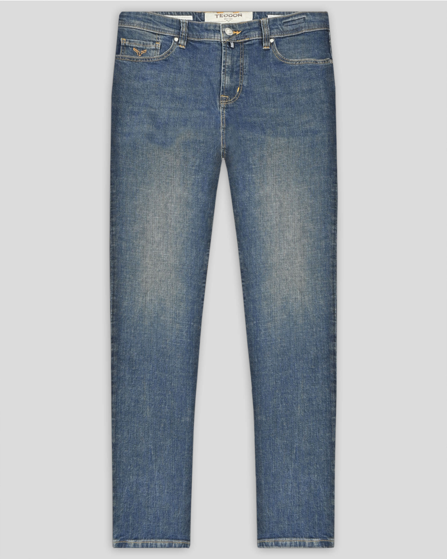 СИНИ ДЪНКИ REGULAR RELAXED FIT ( УДОБЕН И СВОБОДЕН СИЛУЕТ )